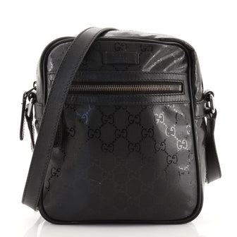 Gucci Zip Crossbody Bag GG Imprime Small