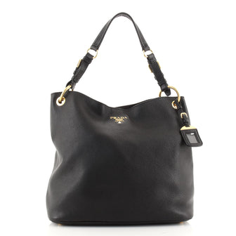 Prada Belted Hobo Vitello Daino Large