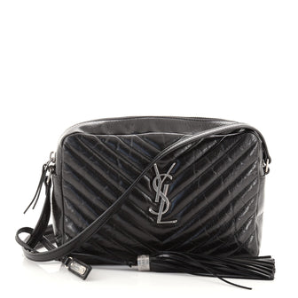 Saint Laurent Lou Camera Bag Matelasse Chevron Leather Small