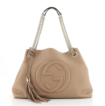 Gucci Soho Chain Strap Shoulder Bag Leather Medium