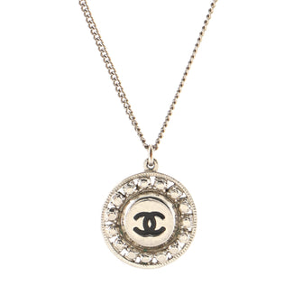 Chanel CC Medallion Necklace Metal Small
