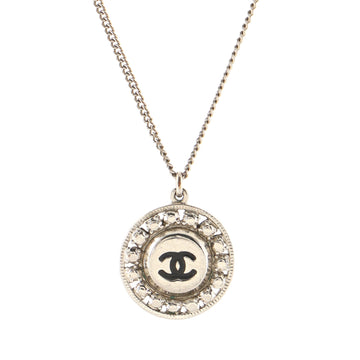 Chanel CC Medallion Necklace Metal Small