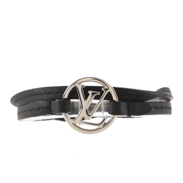 Louis Vuitton LV Circle Double Wrap Bracelet Leather and Metal