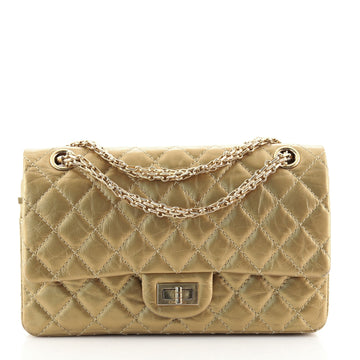 Chanel Reissue 2.55 Flap Bag Quilted Glazed Calfskin 225