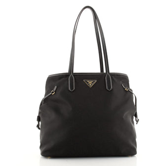 Prada Convertible Open Tote Tessuto Medium