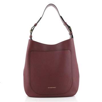 Burberry Elmstone Hobo Leather Medium