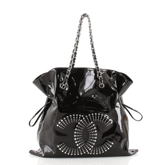 Chanel Bon Bon Tote Strass Embellished Patent Large