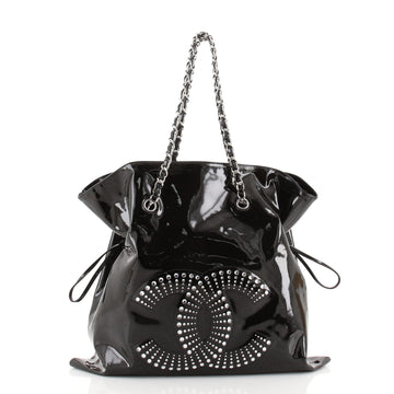Chanel Bon Bon Tote Strass Embellished Patent Large