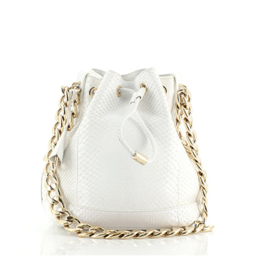 Christian Dior Bubble Bag Python Small