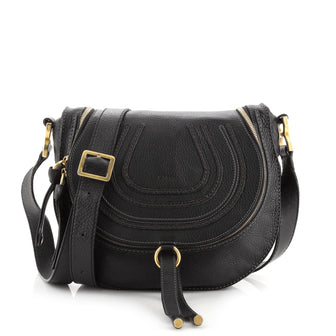Chloe Marcie Zip Crossbody Bag Leather Medium