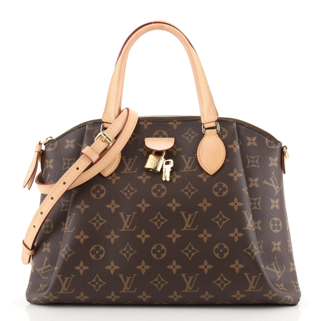 Louis Vuitton Rivoli Handbag Monogram Canvas MM Brown 2312111