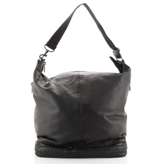 Bottega Veneta MI-NY Bag Leather with Intrecciato Detail