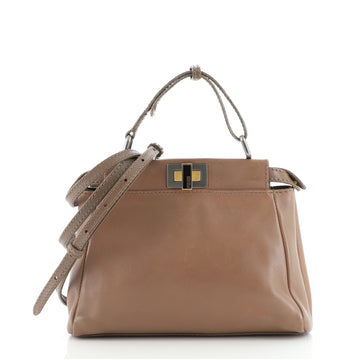 Fendi Peekaboo Bag Leather Mini