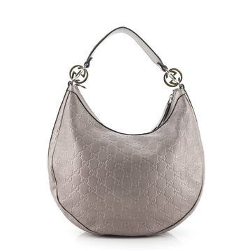 Gucci Twins Hobo Guccissima Leather Medium