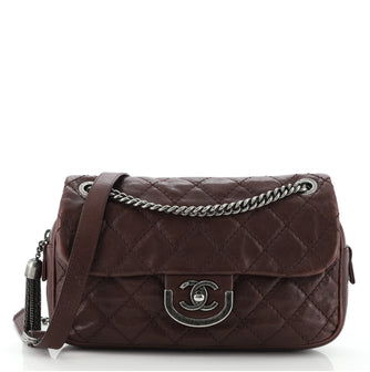 Chanel Paris-Edinburgh Coco Sporran Flap Bag Quilted Calfskin Medium
