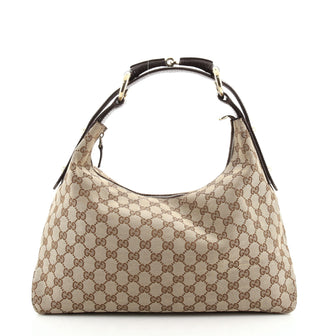 Gucci Horsebit Hobo GG Canvas Medium