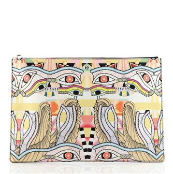 Givenchy Zipped Pouch Printed Coated Canvas Large