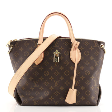 Louis Vuitton Flower Zipped Tote Monogram Canvas MM