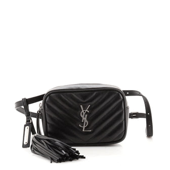 Saint Laurent Lou Belt Bag Matelasse Chevron Leather
