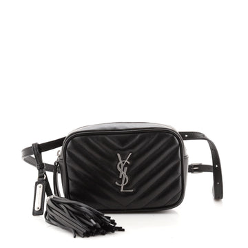 Saint Laurent Lou Belt Bag Matelasse Chevron Leather