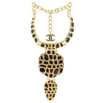 Chanel Along the Nile Collar Necklace Metal and Resin