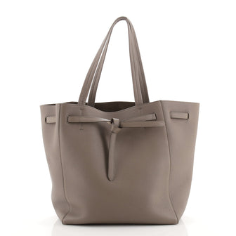 Celine Phantom Tie Cabas Tote Leather Small