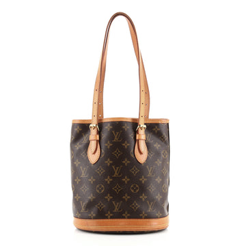 Louis Vuitton Petit Bucket Bag Monogram Canvas