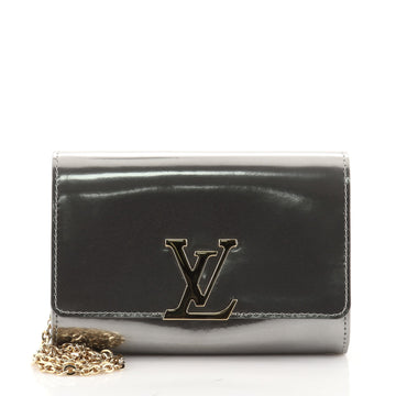Louis Vuitton Chain Louise Clutch Patent PM
