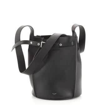 Celine Long Strap Big Bag Bucket Leather