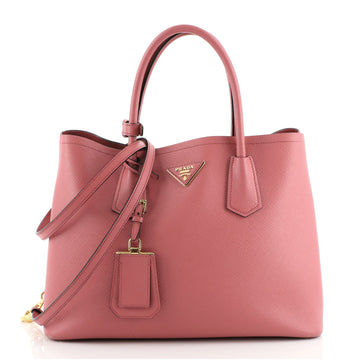 Prada Cuir Double Tote Saffiano Leather Medium
