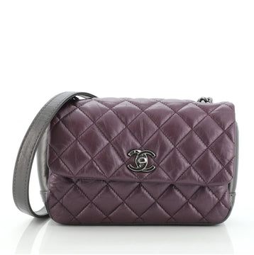 Chanel Lady Pearly Flap Bag Quilted Calfskin Mini
