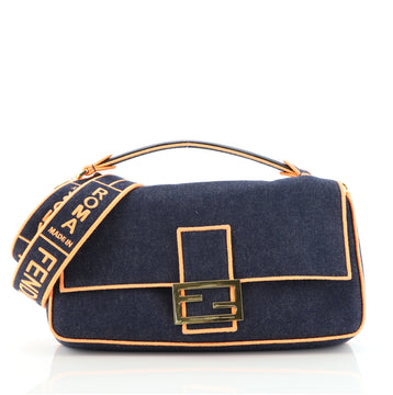 Fendi Baguette NM Bag Denim Large