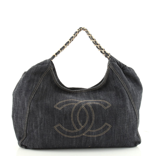 Coco cabas tote Chanel Blue in Denim - Jeans - 36434756