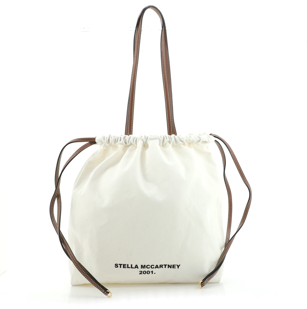 2020ss⭐︎Stella McCartney 2001. 希少34サイズ Stella McCartney 2001. Drawstring Tote Bag Printed Canvas 81419