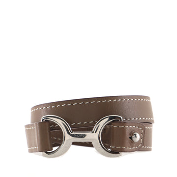 Hermes Pavane Double Tour Bracelet Leather