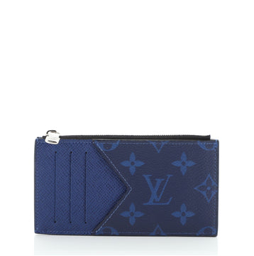 Louis Vuitton Coin Card Holder Monogram Taigarama