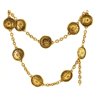 Chanel Vintage Multi Medallion Chain Belt Metal