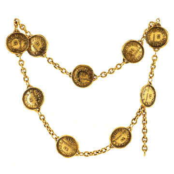 Chanel Vintage Multi Medallion Chain Belt Metal