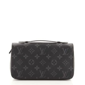 Louis Vuitton Zippy Wallet Monogram Eclipse Canvas XL