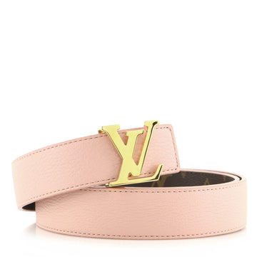 Louis Vuitton LV Initiales Reversible Belt Monogram Canvas and Leather Medium
