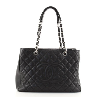 Chanel Grand Shopping Tote Quilted Caviar