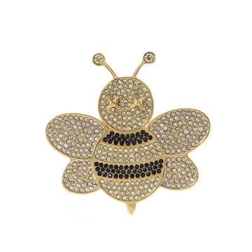 Christian Dior KAWS Bee Pin Brooch Metal with Crystals