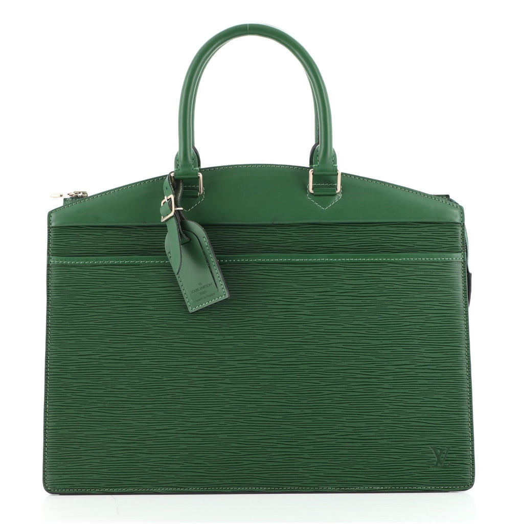 Louis Vuitton Riviera Handbag Epi Leather Green 8142069