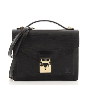 Louis Vuitton Monceau Handbag Epi Leather