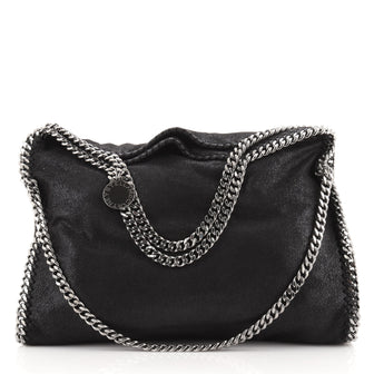 Stella McCartney Falabella Fold Over Bag Shaggy Deer