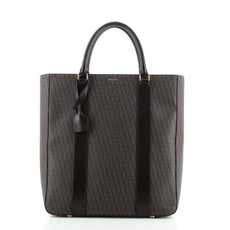 Saint Laurent Belted Shopper Tote Monogram Canvas Large