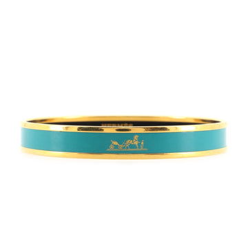 Hermes Caleche Bangle Bracelet Enamel Narrow