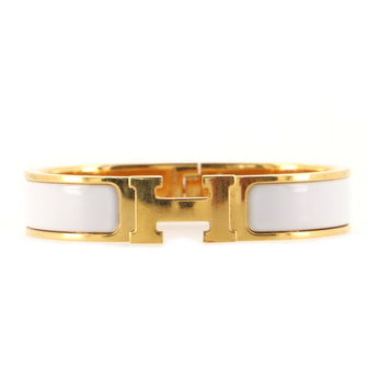 Hermes Clic H Bracelet Enamel Narrow