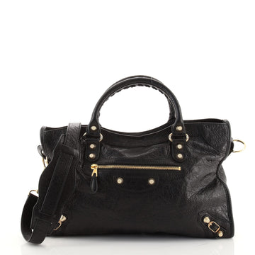 Balenciaga City Giant Studs Bag Leather Medium