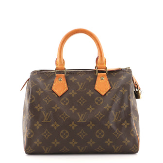 Louis Vuitton Speedy Handbag Monogram Canvas 25